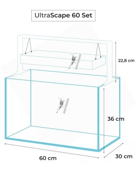 Aquael Ultrascape 60 Forest Kit Complet