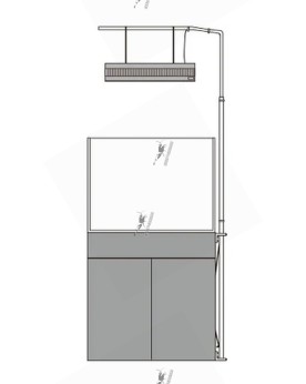 Ada Solar RGB Arm Stand 60x45cm (right)