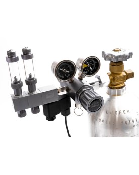 Life Aqua - Double Gauge Co2 Regulator (extendable)