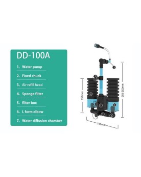 Quanvee DD-100A - Exhausteur à Moteur/Compartiment