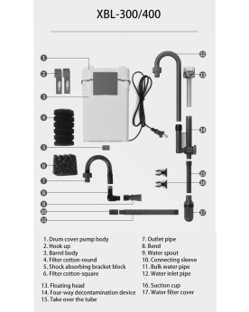 Filtre Externe Suspendu XBL-300