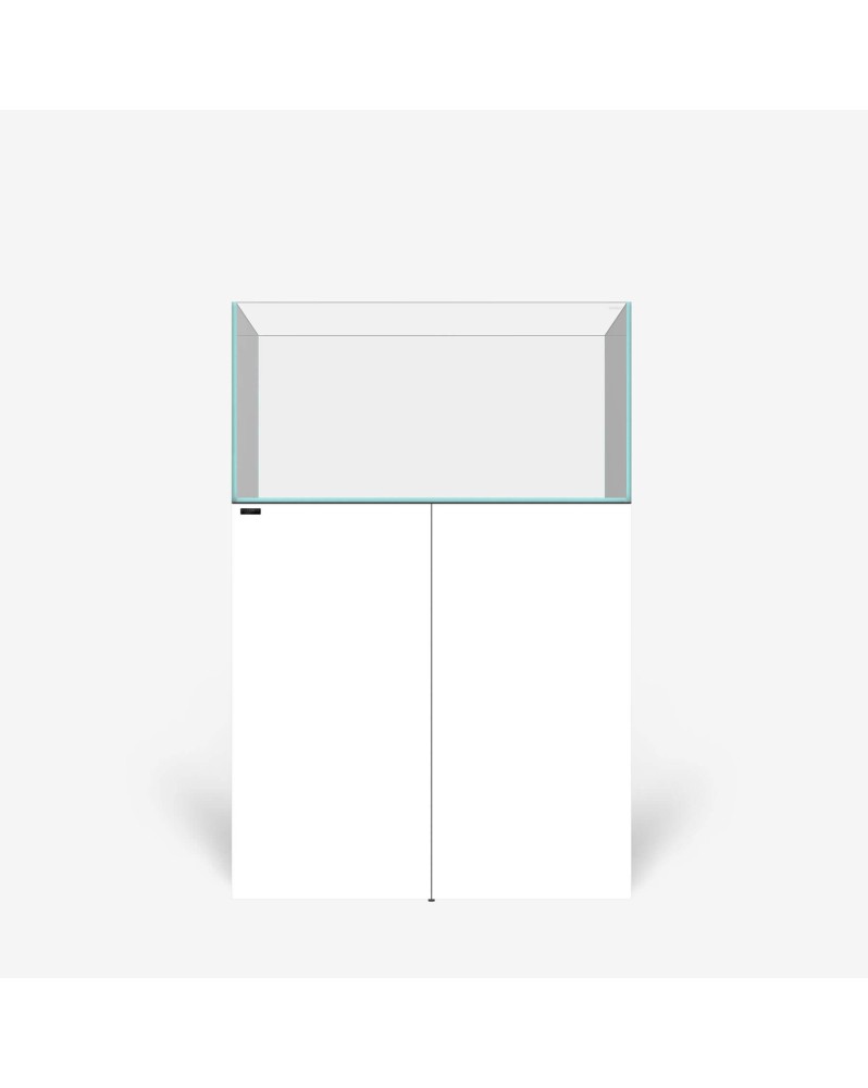 Kit WaterBox 90cm - 184L + Meuble Blanc Fire Aqua