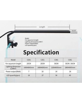 Chihiros C-Serie - 25cm -10w