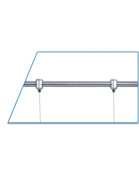 VIV - Potence Stainless Back Mounting 90cm - 770-02